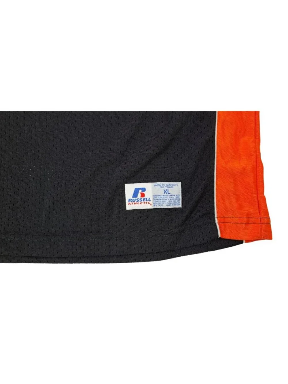 Vintage Utah Blaze Arena Football Jersey Russell XL Black Orange Discover Card - Picture 6 of 16